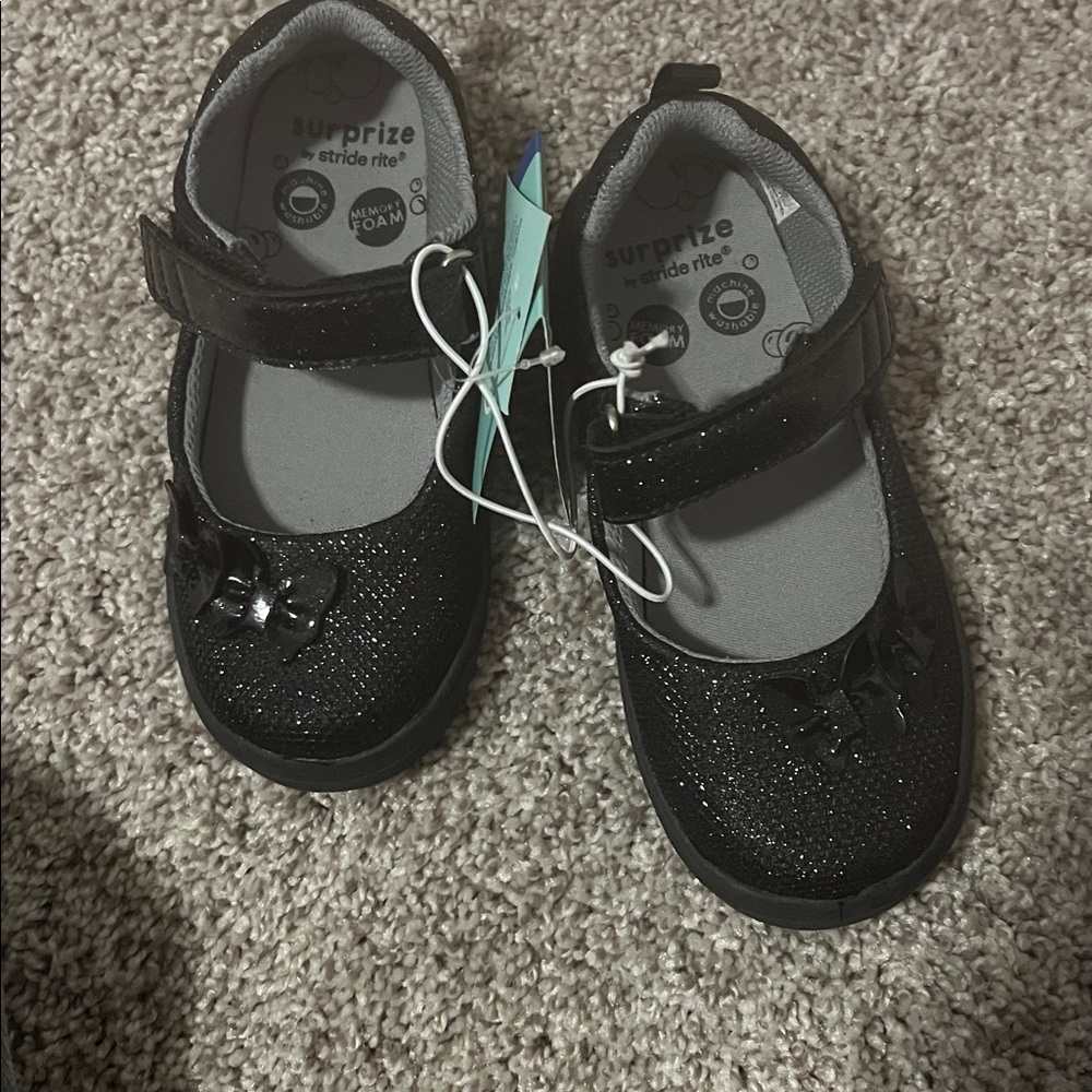 Stride Rite Toddler Glitter Flats Sz 10M